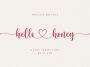 Hello Honey Font